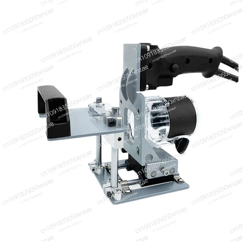 

Invisible Wood Connector 2-in-1 Joiner, Mortise Jig with Bracket for Handheld Router Slot Cutter