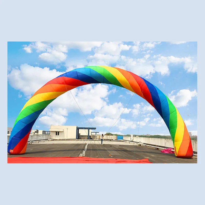 

Outdoor Inflatable Arch Giant Inflatable Archway Advertising Start Finish Line Racing Arch Banners with Air Blower Custom Logo