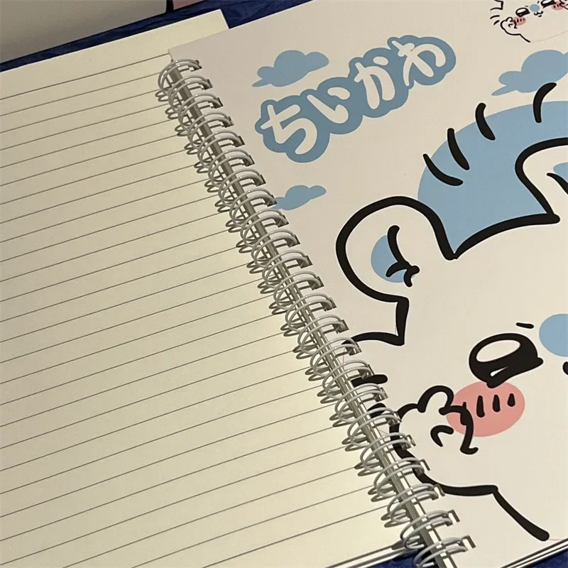 عشوائي واحد Chiikawa لفائف دفتر Hachiware Usagi الكرتون خط أفقي هذا دفتر جميل دفتر الطالب القرطاسية #3