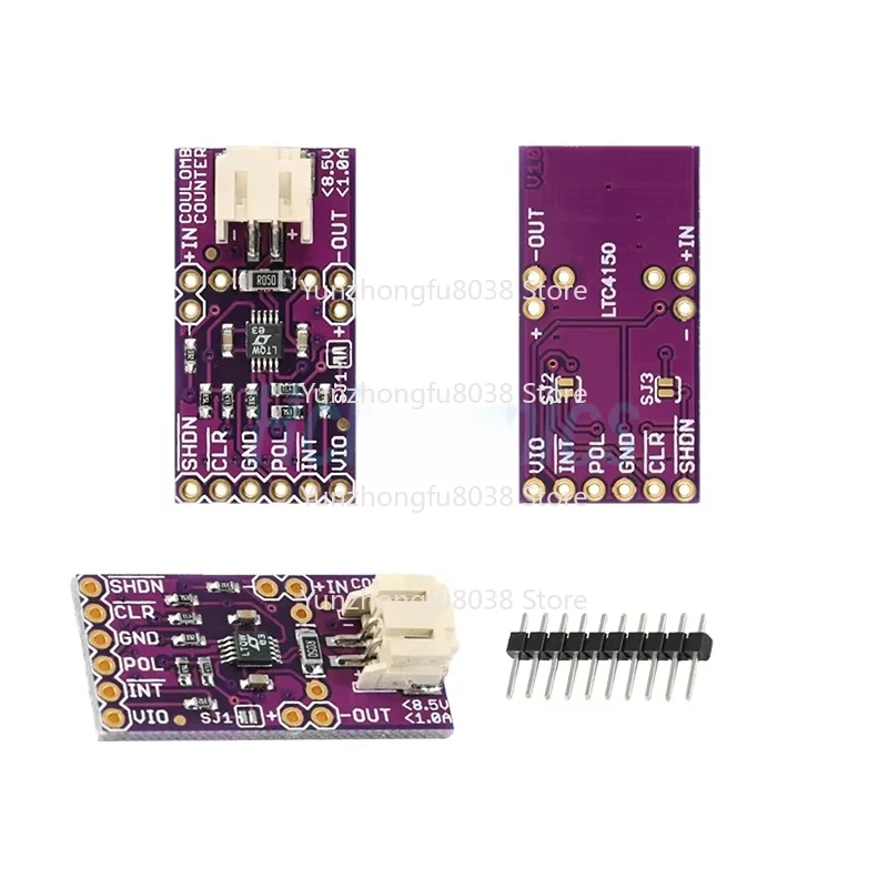 LTC4150 Coulomb Counter Module, Battery Rechargeable Battery Meter Module, Current Detection Sensor, for Power Monitoring