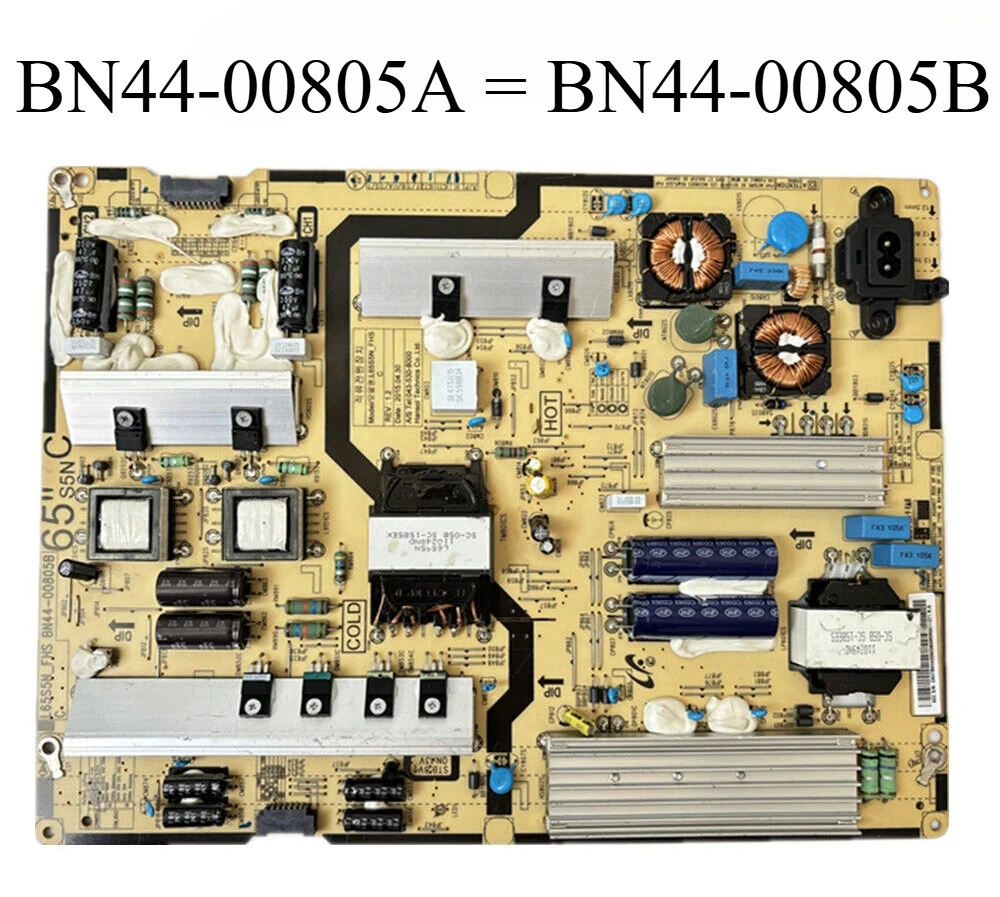 BN44-00805A = BN44-00805B L65S5N_FHS Placa de alimentação ser adequada para UN65JU640DFXZA UN60JU6390FXZC UA65JU5900JXXZ UA65JU6000RXXP TV