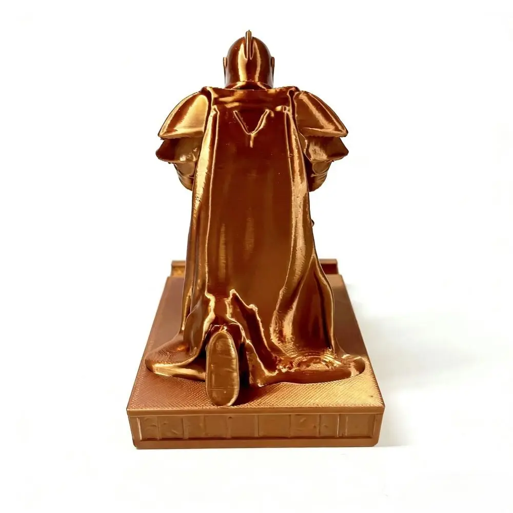 Desk Organizer 3D Printed Pen Holder Desk Decor Educational Medieval Armor Figurine Silver Gold Statue Pencil Holder