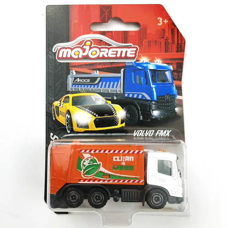 Majorette City Cars AUDI R8 VOLVO FMX 1/64 Die-cast Model Collection Toy Vehicles