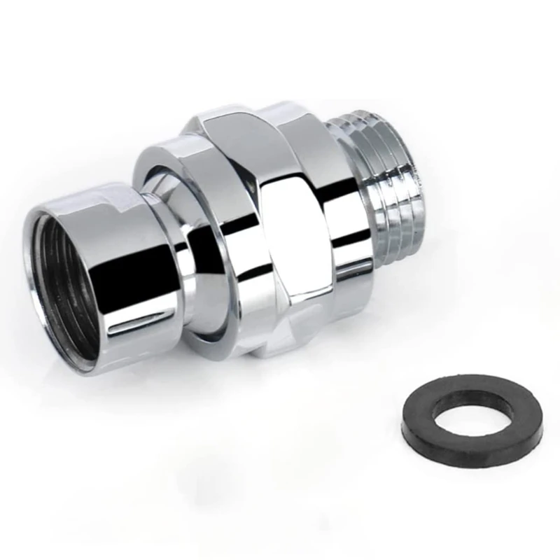 Nuevo Adaptador cabezal ducha con junta bolas latón, bolas giratorias ajustables, extensión brazo ducha,