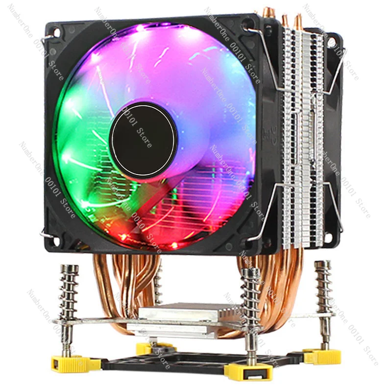 Computer 1155cpu Radiator 6 Heat Pipe 12 Generation Desktop CPU Fan Mute 1700 Air Cooling/Temperature Control 1150