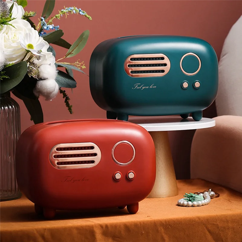 AS63-Retro Radio Shape Tissue  - Kitchen Appliances Vintage recension och pris