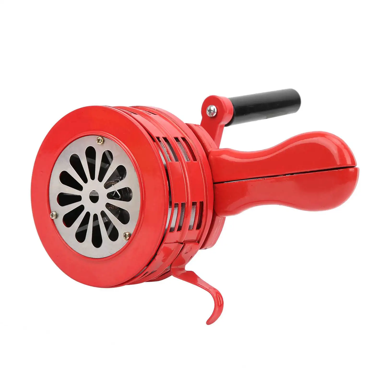 يده إنذار كرنك اليد صفارة الإنذار الأحمر المحمولة دليل تعمل إنذار للمدارس القوات منبه 120DB دليل إنذار صفارة الإنذار المحمولة #2