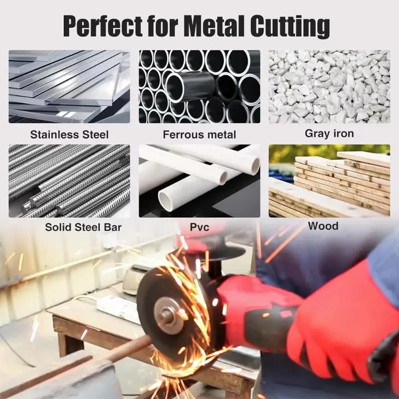 3 Inch Low Vibration Metal Cutting Disc 5Pcs Premium Resin Saw Blade Cut Wheel for Die Grinder Precision Metal Cutting Tasks