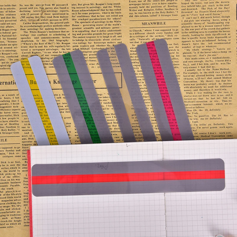 Help With Dyslexia For School Crystal Children Guided Reading Strips Highlight Strips Colored Overlay Highlight Bookmarks