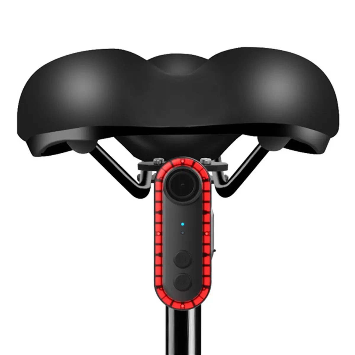 B72ABG Waterproof Bike Dash Cam Rear Warning Taillight Cycling Video Recorder Saddle Seat Post Mount Brackets Pre-Installed