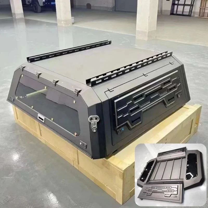 

High Quality Aluminum Alloy Locking Hardtop Canopy F250 8ft Pickup