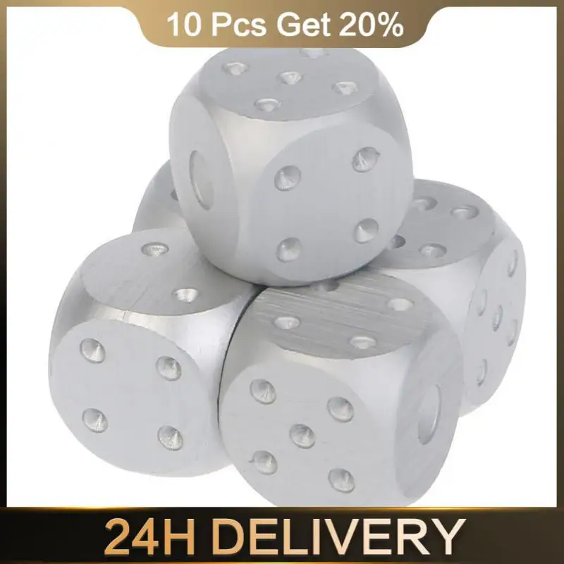 Ice Cubes Unique Portable Metal Dices For Poker Metal Dice Set Gift Must-have Wine Durable Innovative Whisky Dice Stones Stylish