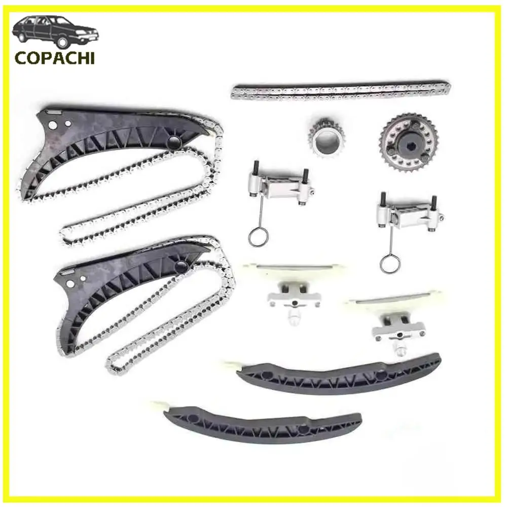 

1 комплект S63B44 цепи ГРМ двигателя для BMW X5 M E70 F85 X6 M E71 F86 S63 4.4, автомобильные аксессуары, запасные части, компоненты