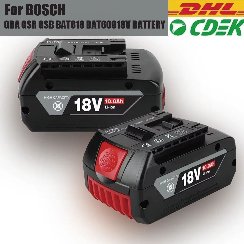 

Original for Bosch 18V 10.0Ah Professional GBA GBH GSR GSB BAT618 BAT609 BAT620 Replacement 18V Battery