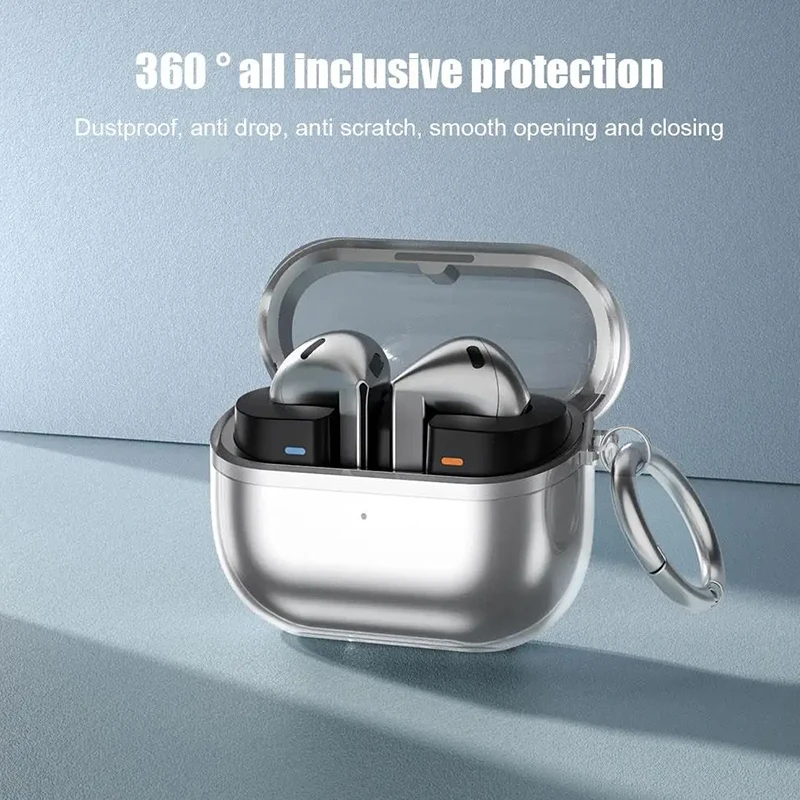 With Cleaning Kit For Samsung Galaxy Buds 3 Pro Cases Transparent Soft Protect Scratch Protect Cover For Buds 3 Boys And Girlg
