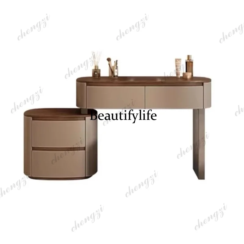 PPP Vintage Aesthetic Vanity Desk Elegant Beautiful Premium Trendy Vanity Desk Classic With Drawers Coiffeuse Bedroom Furniture