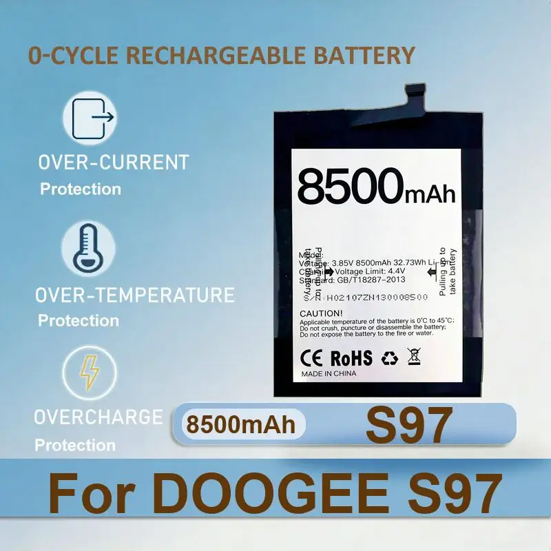 Battery For DOOGEE S70 lite V20 S96 Pro S97 S98 S88 Plus S100 S86 X50 BL5000 X55 S51 S61 Y7 N10 S59 N20 X60 X60L S110 Mix