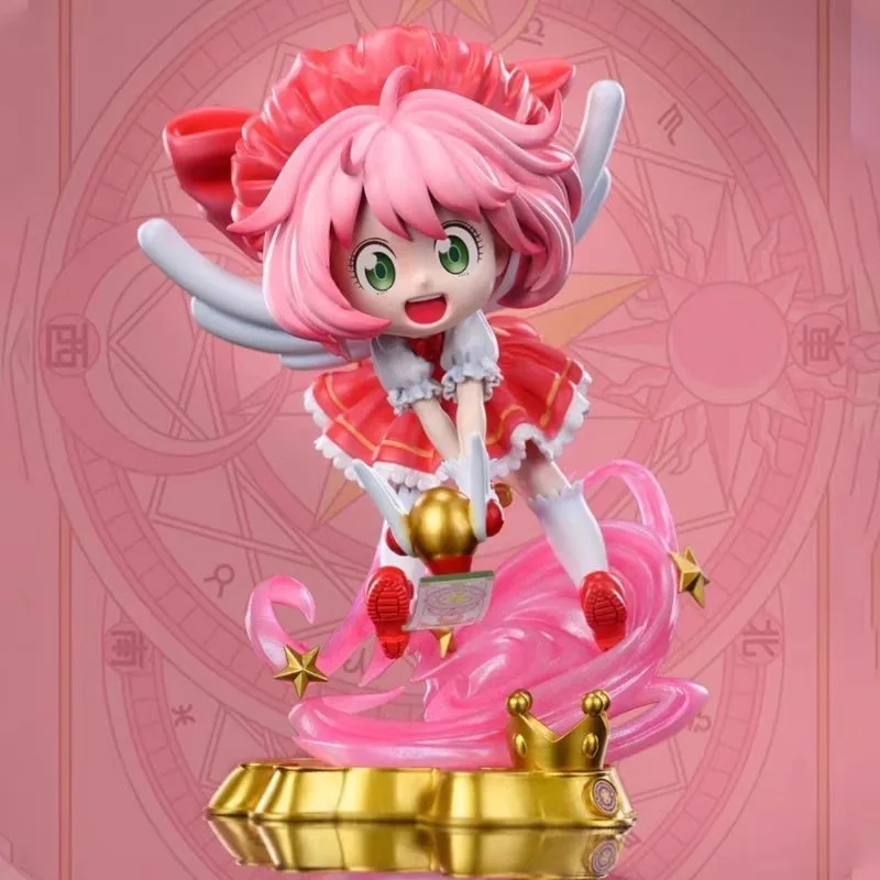 كاردكابتور ساكورا كينوموتو أنيا أنيمي عمل الشكل سطح المكتب زخرفة تحصيل لطيف فتاة Kawaii العصرية لعبة المرآب عدة متعة هدية