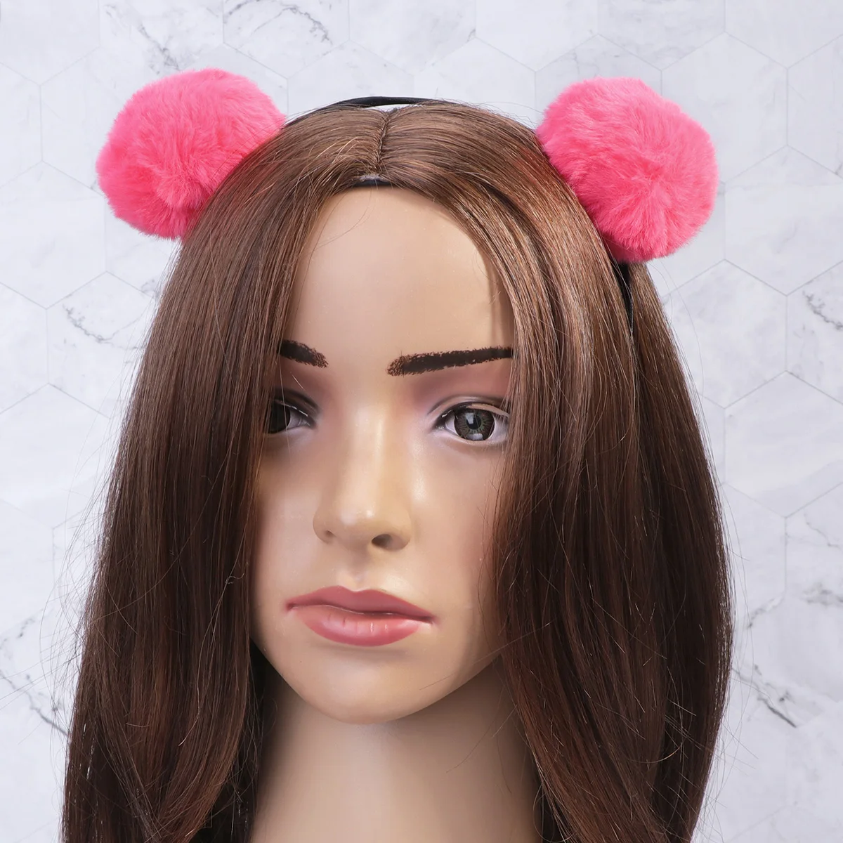 

4pcs Soft Ball Hair Hoop Headbands For Girls Kids Fashion Accessories Durable Chic Design Party Gift Hair Accessories For Women