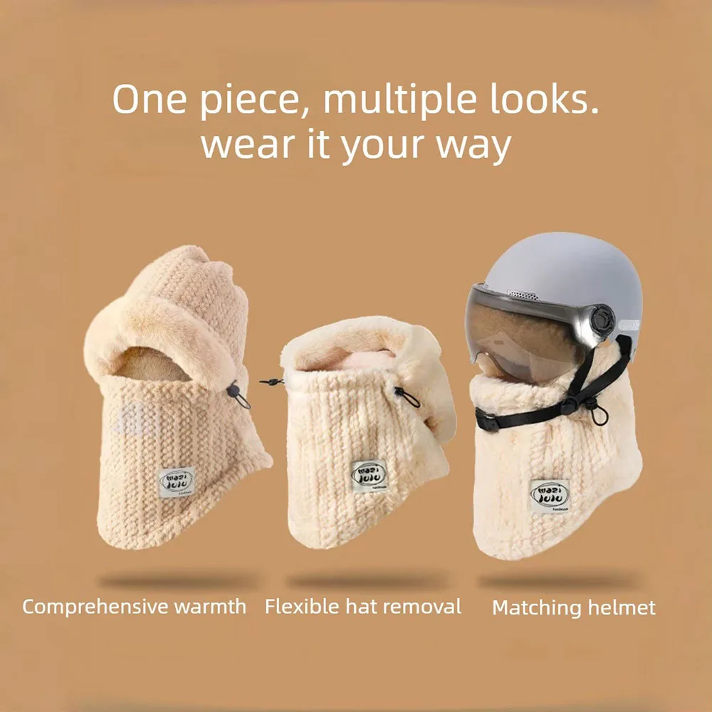 Drawstring Winter Balaclava — product information 5