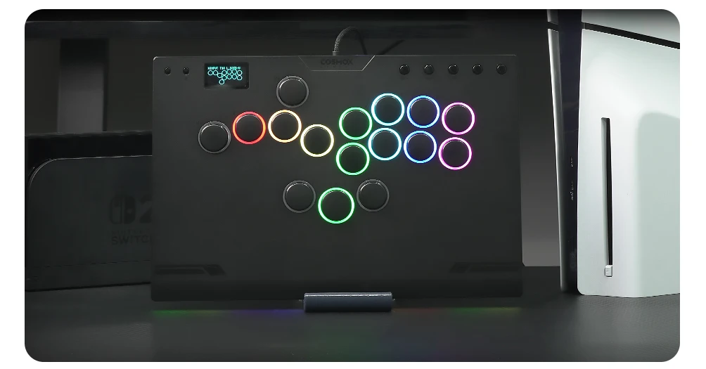 Haute42 M-Ultra Gen 2 Aluminium-Legierung Hebellos-Arcade-Stick Hitbox-Controller für PC/PS4/PS5 Arcade-Hebellos-Controller – Detail 24