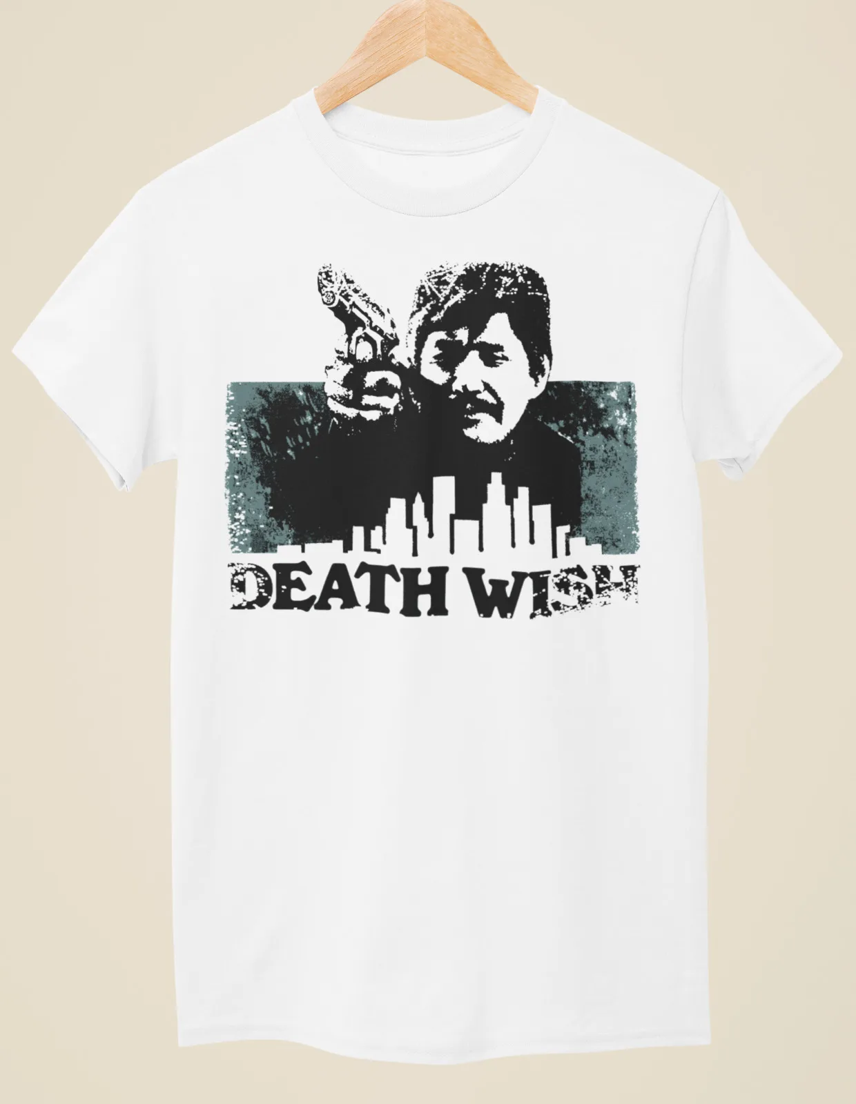 Death Wish - Movie Poster Inspired Unisex White T-Shirt