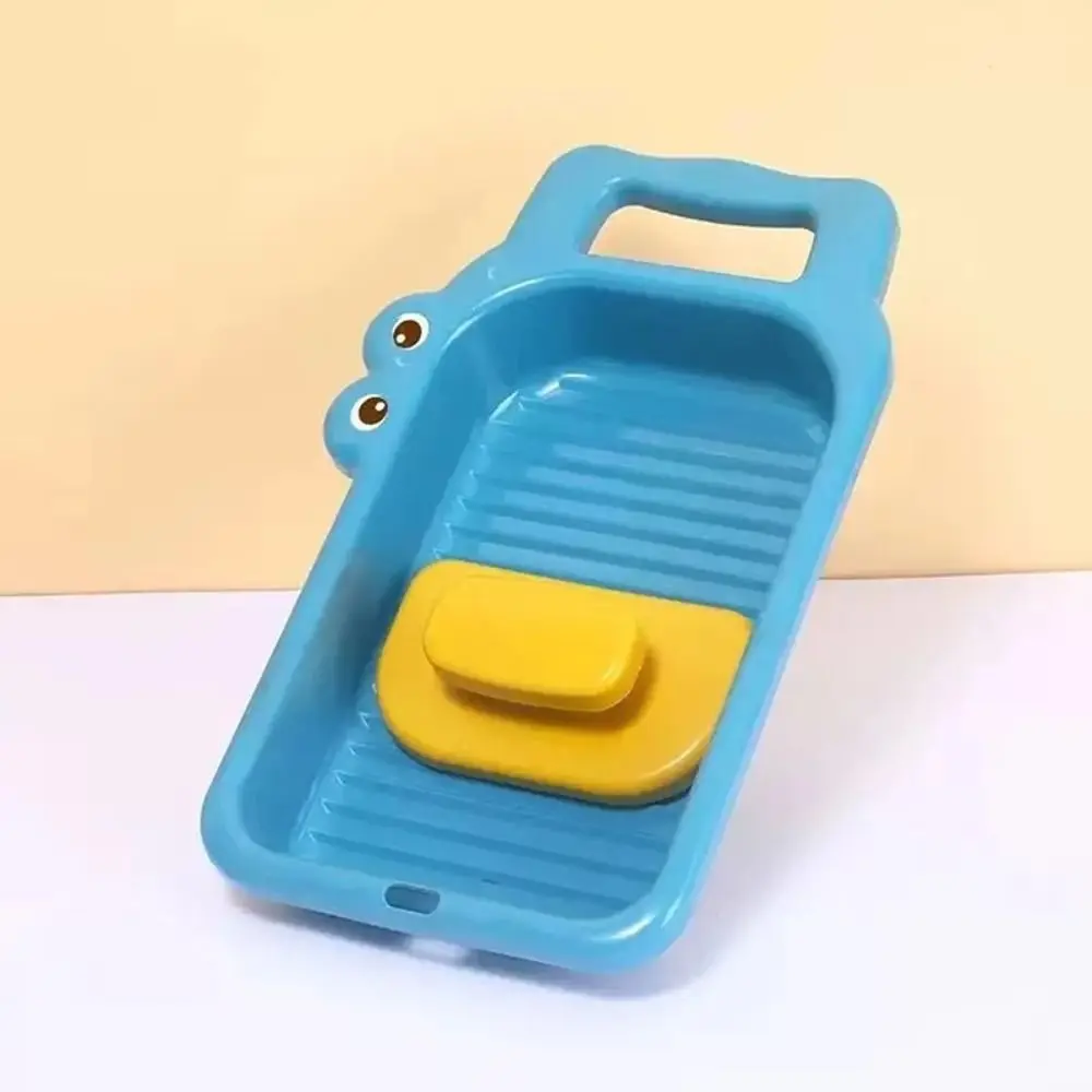 Plastic Integrated Laundry Board Thicken Cartoon Crocodile Clothes Washboard Hangable Manual Integrated Washbasin