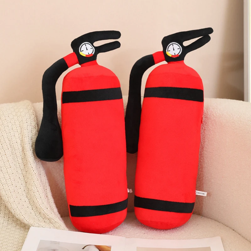 

45-50 см имитация огнетушителя плюшевые игрушки забавный огнетушитель мягкая подушка реалистичный огнетушитель плюшевый декор для дивана