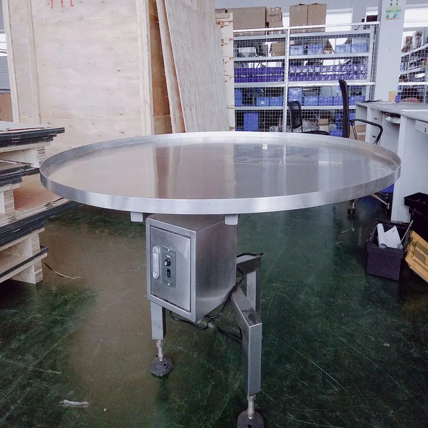 

304SS Accumulating Table Rotary Accumulation Turn Table Collecting for Packing Machine