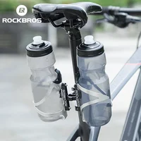 ROCKBROS-soporte para botella de agua de bicicleta doble, aleación de aluminio, adaptador, convertidor de jaula, soporte para hervidor de agua para bicicleta de montaña y carretera