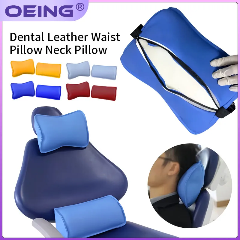 Dental Chair Headrest and Neck Pillow – Universal Waterproof Cushion for Dental Clinics – Memory Foam Pillow for Neck Relief