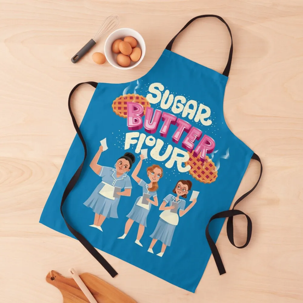 

Sugar Butter Flour Apron household items woman work apron