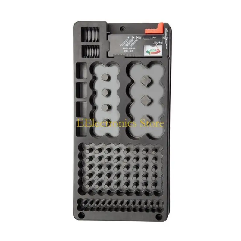 B03C Battery Case Battery Storage Cointainer Tester Efficient Battery Organization