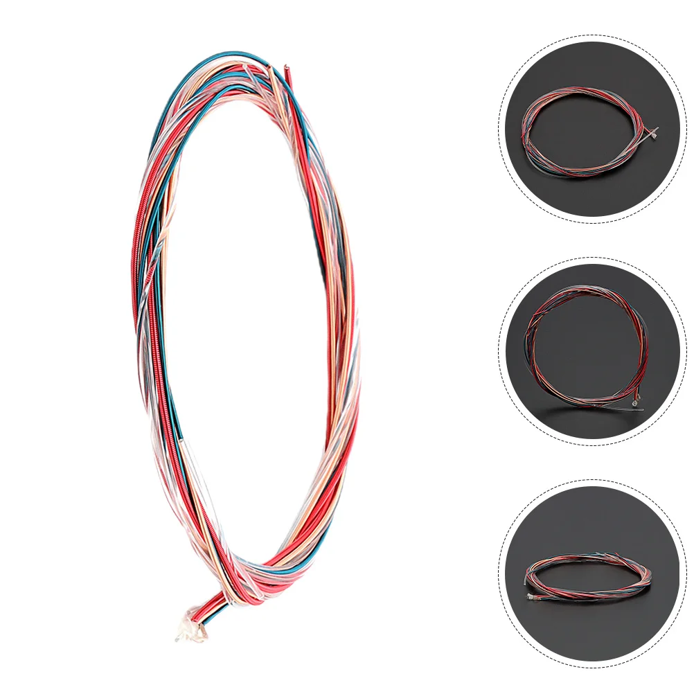 

6Pcs Guitar Strings Replacement Kit Durable and High-Performance Strings for Acoustic and Folk Guitars Folk Guitar String