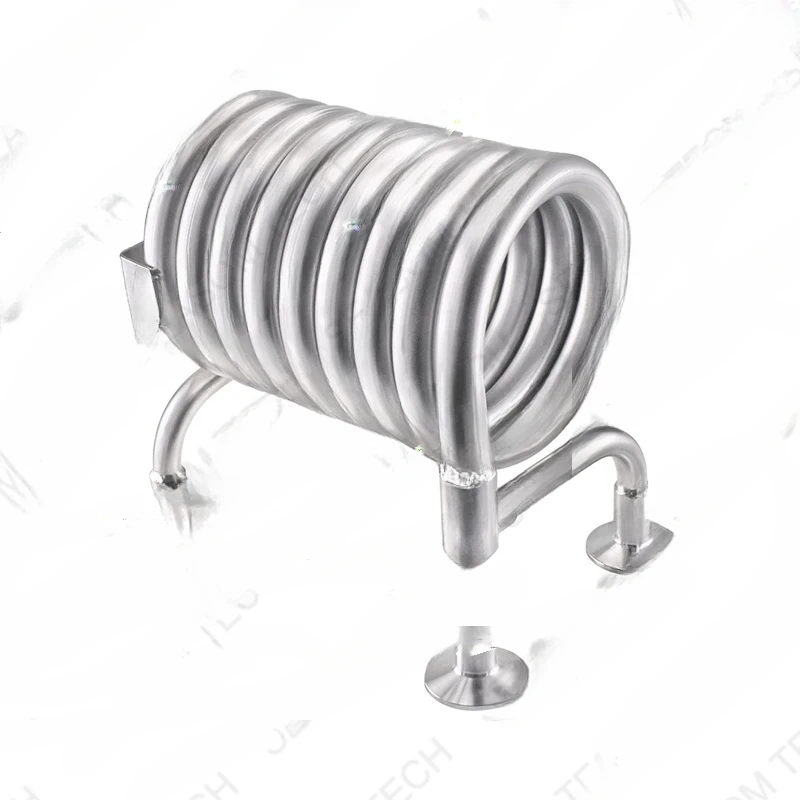 Stainless steel ss 2 4 6 inch red copper tube tri clamp triclamp dephlegmator reflux condenser