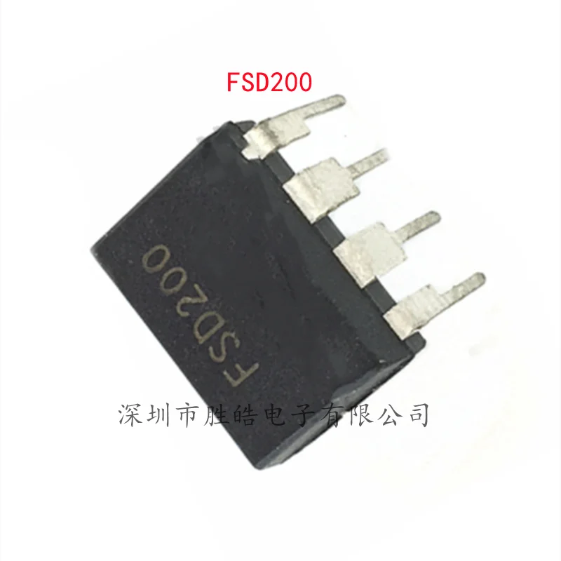 (10PCS)  NEW  FSD200   200   Induction Cooker Power Chip  FSD200   Straight Into DIP-7   Integrated Circuit