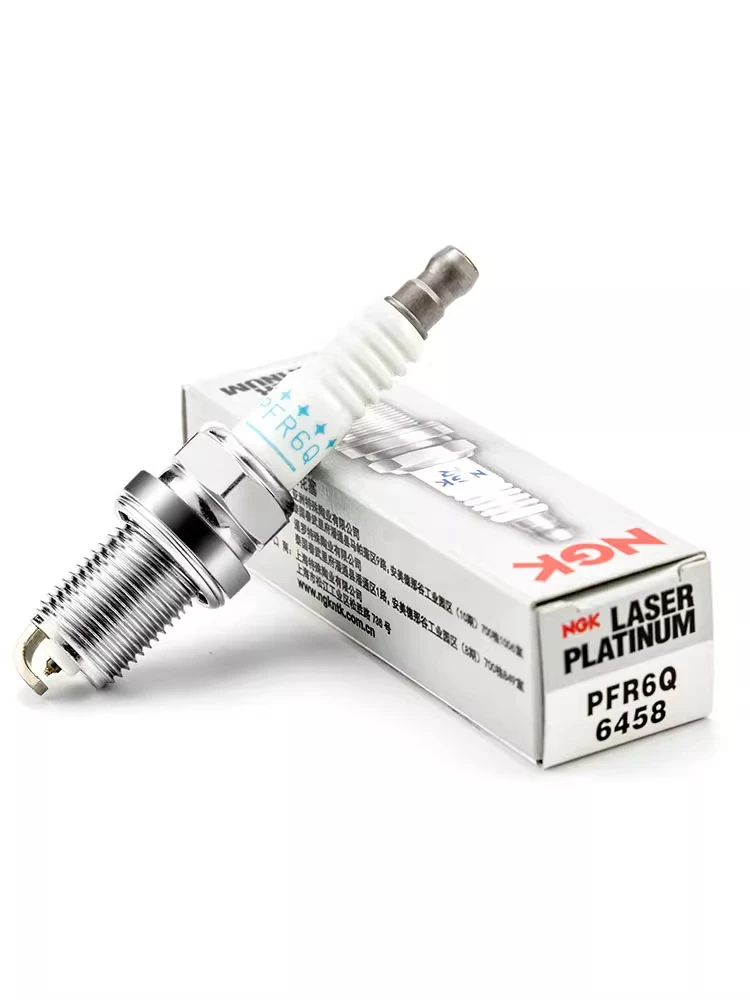 1PCS NGK PFR6Q 6458 Dual Platinum Spark Plug For Audi A4 A6 TT Beetle Passat Bora Touran Geely-GC9 1.8T Haval Jolion H6 1.5T