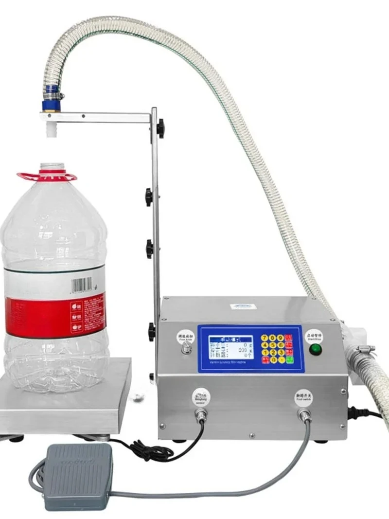 CSY-L36 Large Flow Weighing Type Fully Automatic Quantitative Washing Liquid and Edible Oil Detergent Filling Machine 220V/110V