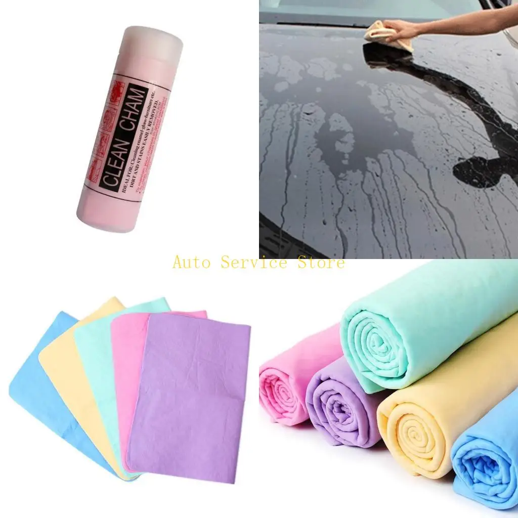

462A Удобное хранение ПВА автомобильное полотенце разного цвета супер впитывающее полотенце для детализации автомобиля для дома