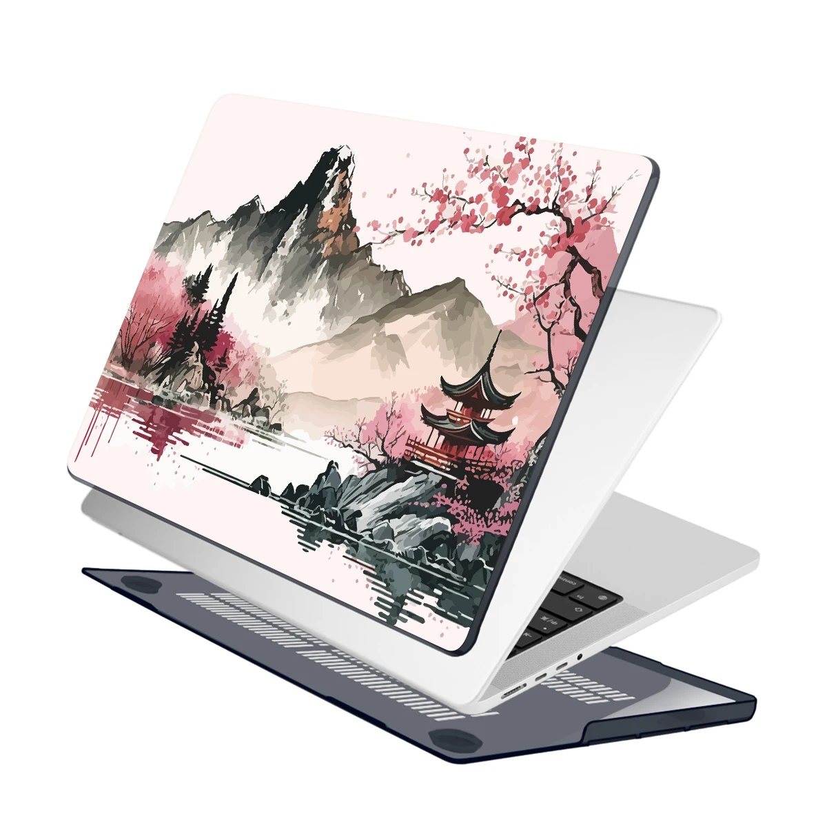 Unique Traditional Hard case for Macbook Pro 14 16 M3 2024 M2 Air 13 A2681 Air 15 A2941 2023 Pro 13 inch case A2338 M1 A2337