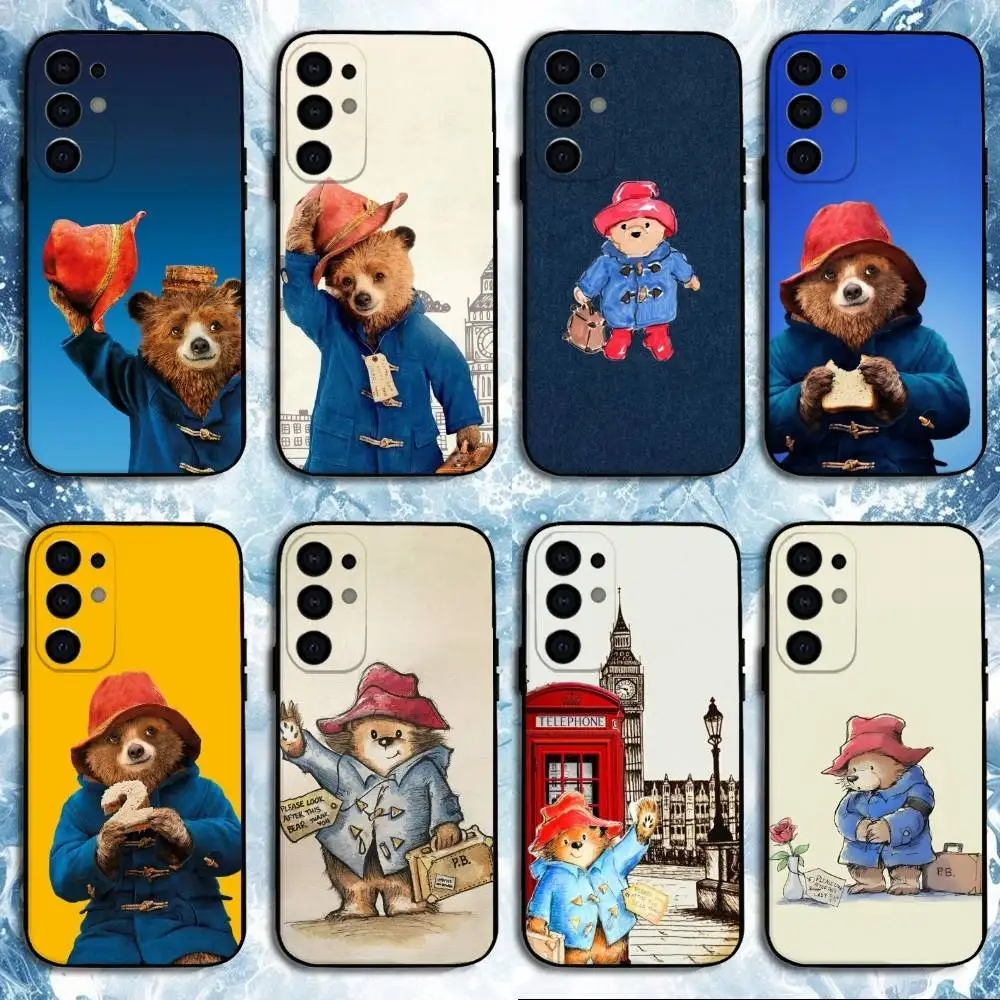 

Cute P-Paddington Bear Phone Case For Samsung S25,S24,S23,S22,S21,S20,Plus,Fe,Lite,Others Black Cover
