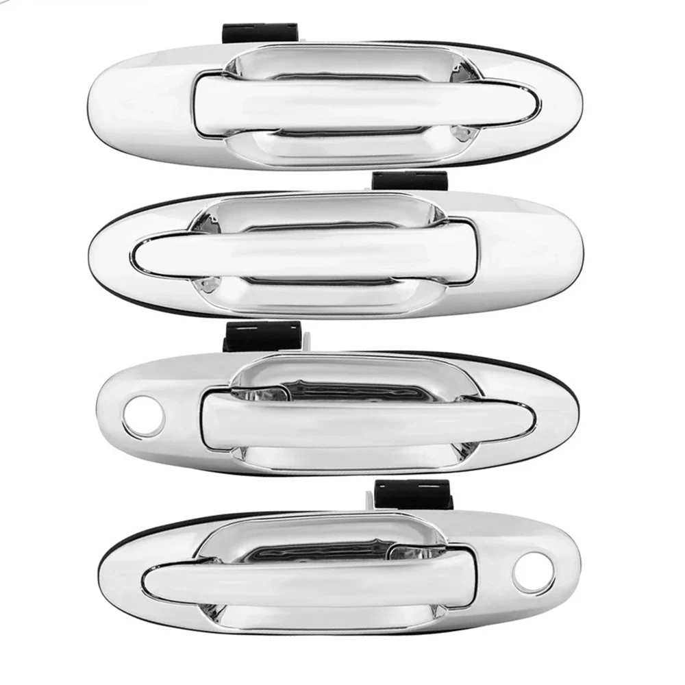 

For Toyota Land Cruiser 100 Lexus LX470 Front Rear Left Right 4PCS Chrome Exterior Outside Door Handle Assembly 69220-60061
