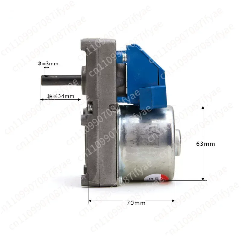 4/65TYD pellet round table furnace feeding slag removal motor blue charcoal furnace heating Jiaolong deceleration motor 2/3/5