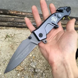 TOPS MF2 Pocket Flipper Assist Folding Knife 5Cr13Mov Blade Aluminum Alloy Handles Utility Tactical Knife Military EDC Tool