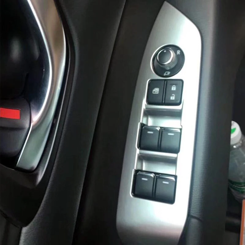 

Для Mazda CX-5 CX5 2017 2018 автомобильный переключатель подъема внутреннего окна, кнопка панели, накладка, декоративная рамка, 4 шт.