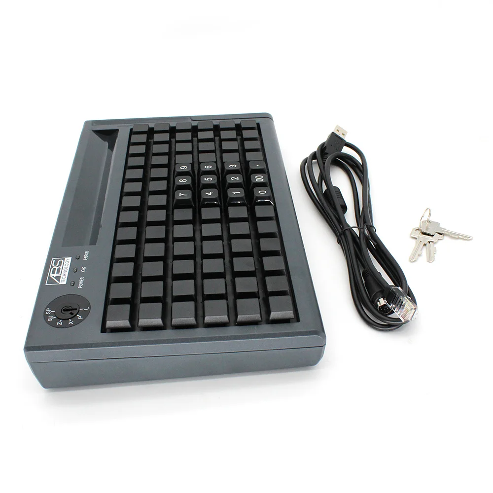 ATV&UTVNew Famous Mini USB LED Backlit Programmable Waterproof Keyboard for Cash Register POS System