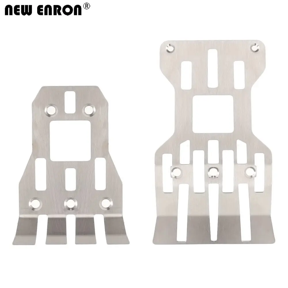 Stainless Steel Front Rear Chassis Skid plates ARA320540 For ARRMA 1/7 X-Large 6S 4WD Mojave ARA7204 ARA106058 ARA7604V2