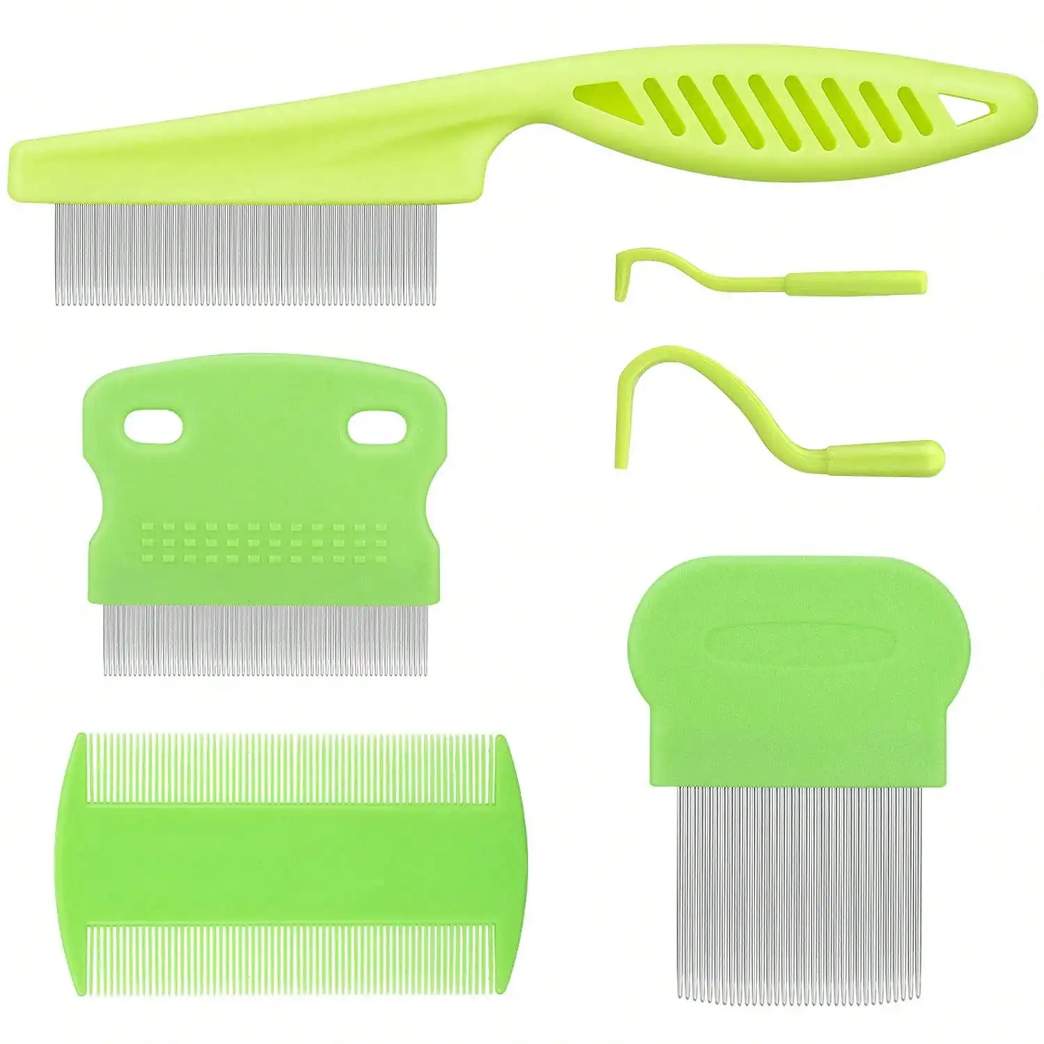 

Cat And Dog Grooming Set With Fine Tooth Comb For Dandruff Removal