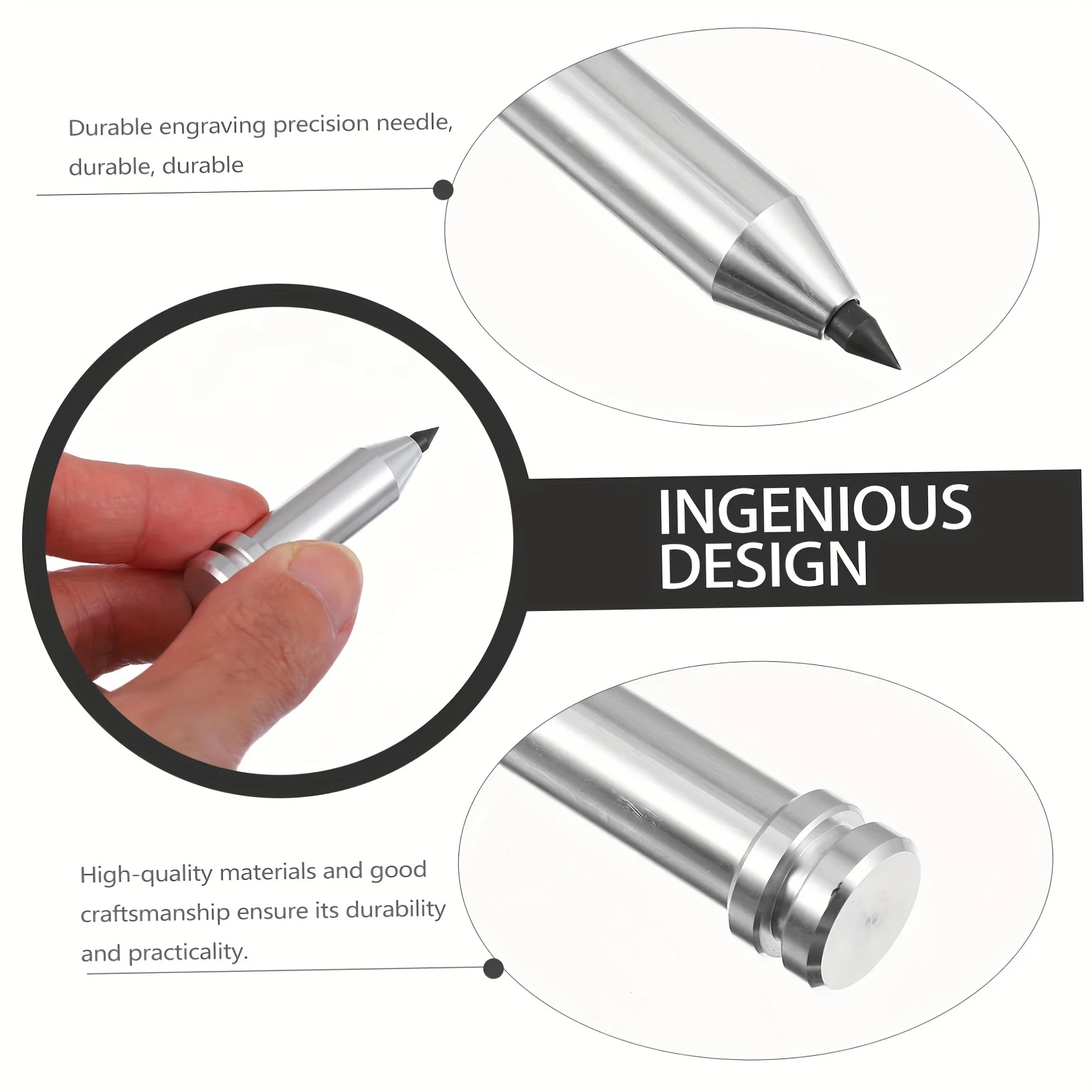 Engraving Tip, Small Engraving Tool, Portable, Easy‑to‑Install Etching & Engraving Tool for DIY Handcrafts
