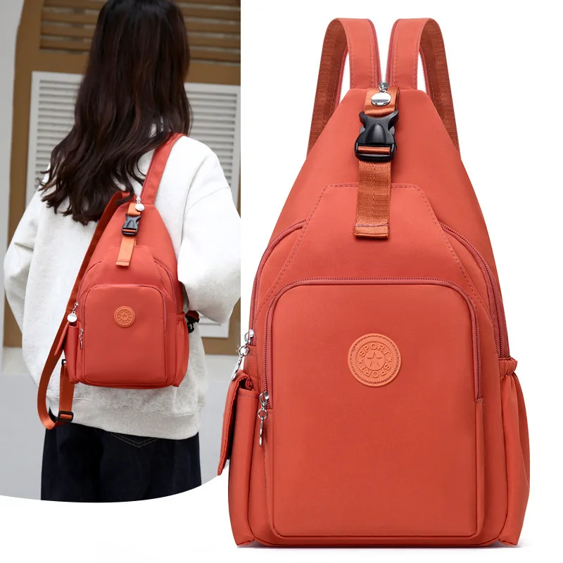 On Sale Outdoor Travel 2025 New Multifunctional Casual Large Capacity Oxford Cloth Chest Bag Lightweight Double Shoulder Bags